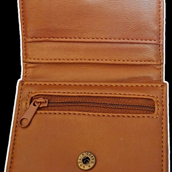 Disney Winnie the Pooh Brown Wallet - Sketch Art with Leaves & Acorns - Picture 2 of 3